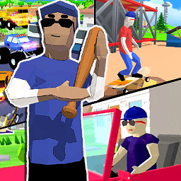 我的天堂漫画世界模拟器最新版汉化下载-我的天堂漫画世界模拟器中文版(Dude Theft Wars)下载 v0.9.0.9c7 安卓版